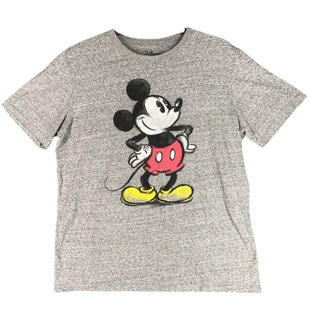 Mickey Mouse Shirt Mens‎ Extra Large Retro Disney  Drawing Casual Short-sleeve